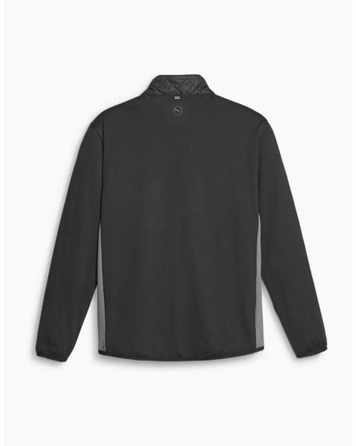 PUMA Gray Frost Quilted Jacket Golf for men