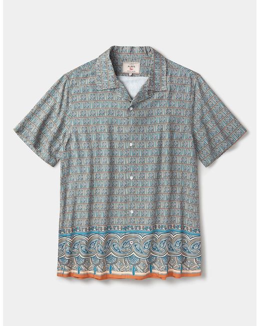aubi Gray Belmont Printed Shirt for men