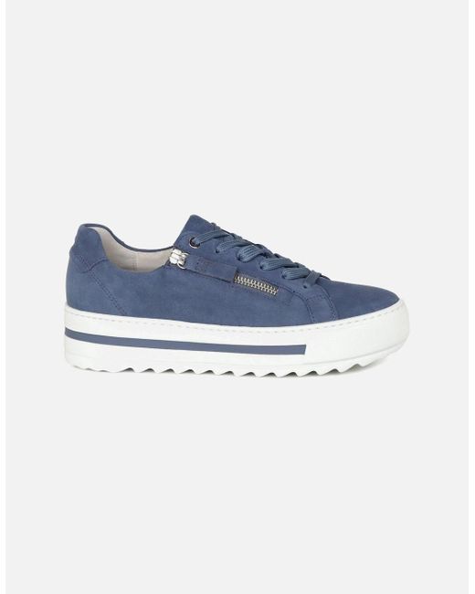 Gabor Blue Heather Casual Trainers