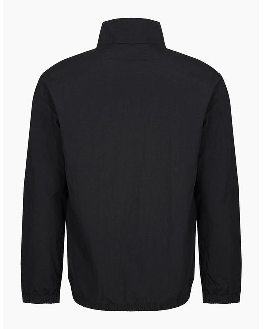 Kappa Black Banda Edou Logo Trim Zip Jacket for men