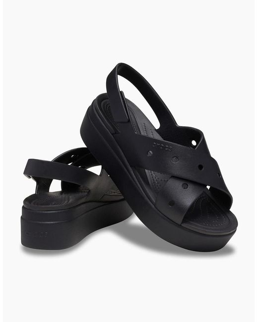 CROCSTM Black Brooklyn 4U Eva Sandals