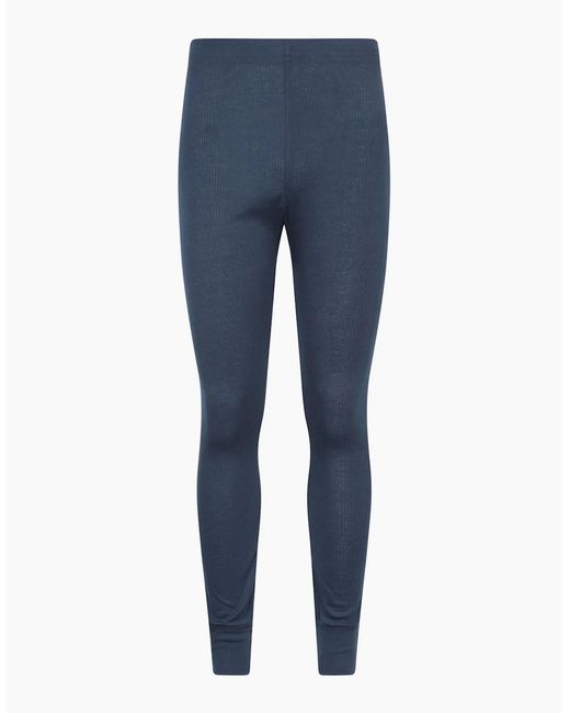 Mountain Warehouse Blue Talus Base Layer Bottoms (Pack Of 2) for men