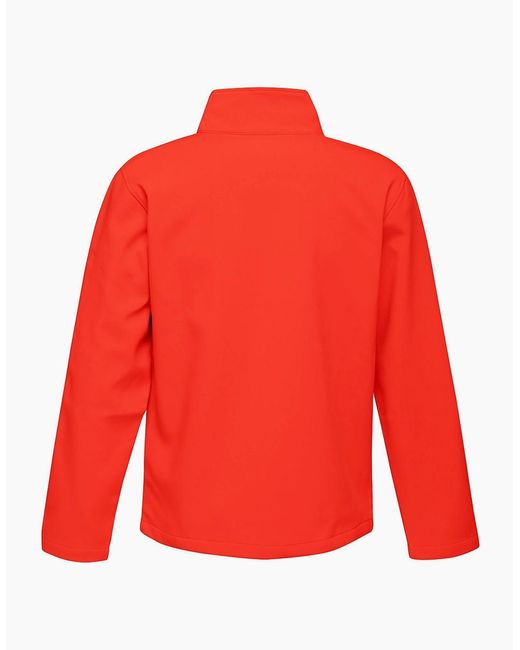 Regatta Red Standout Ablaze Printable Soft Shell Jacket for men