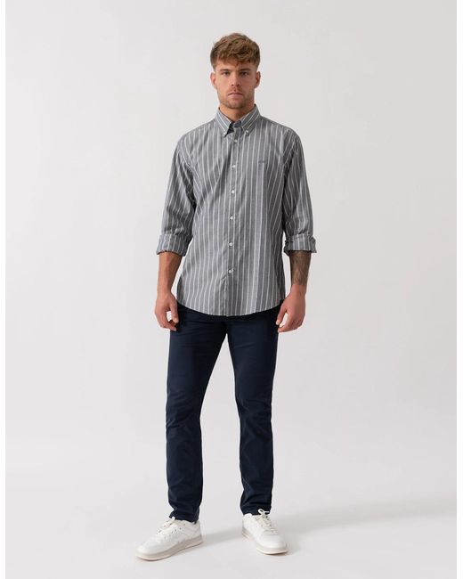Boss Gray Boss Ricoplus Shirt for men