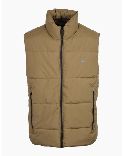 Fynch-Hatton Natural Fynch-Hatton Gilet Oak for men