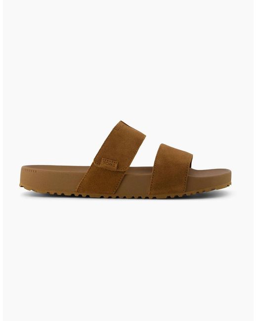 TOMS Brown Nico Textile Walnut Sandals for men