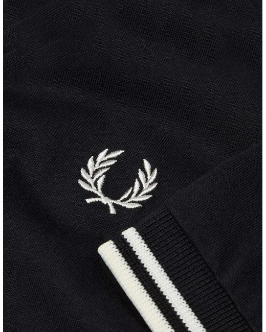 Fred Perry Black Twin Tipped T-Shirt for men