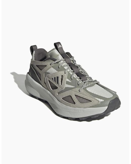 Adidas White Trail Shoes for men