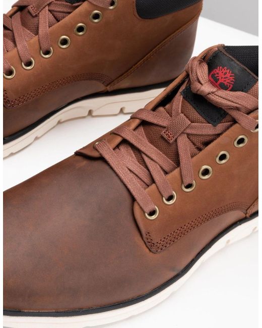 Timberland Brown Bradstreet Leather Chukka Boot for men