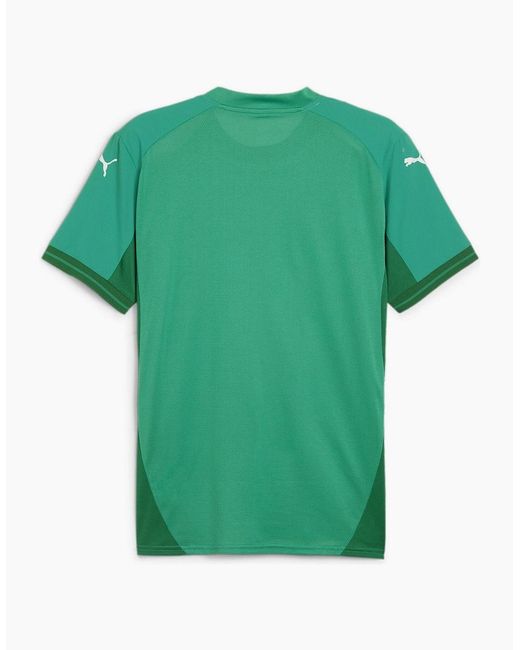 PUMA Green Teamfinal Jersey T-Shirt for men