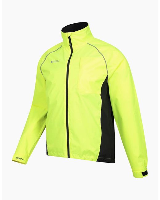 Mountain Warehouse Yellow Adrenaline Ii Waterproof Jacket for men
