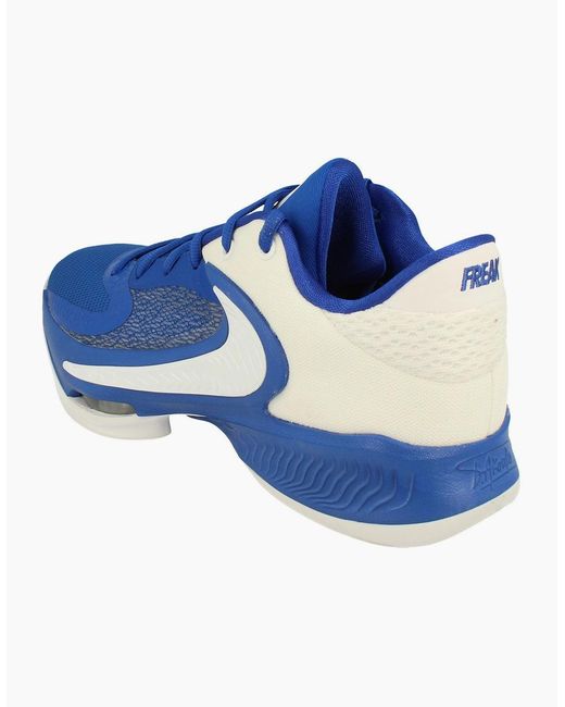 Nike Blue Zoom Freak 4 Tb Promo Basketball Trainers Dx6652 400 for men