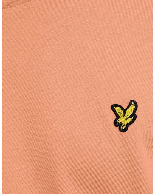 Lyle & Scott Green Cotton Crew Neck T-Shirt for men
