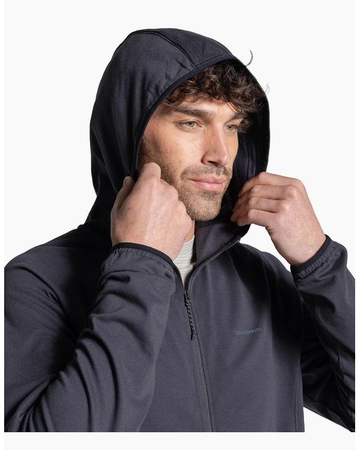 Craghoppers Gray Nadim Nosilife Hooded Jacket for men
