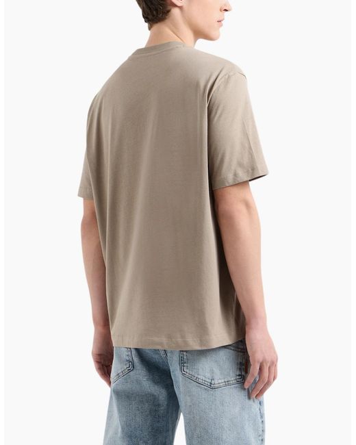 Armani Gray Exchange T-Shirts Milano Tee Summer for men