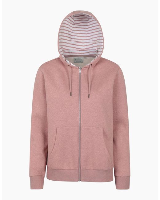 Mountain Warehouse Pink Ladies Penzance Full Zip Hoodie