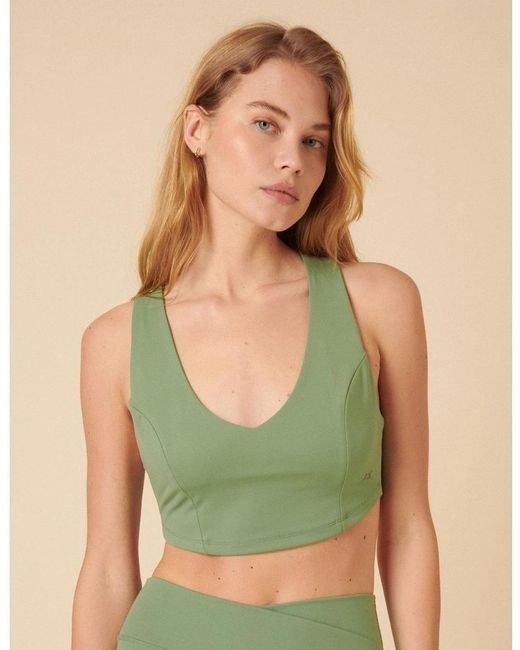 Nobody's Child Green Sports Bra