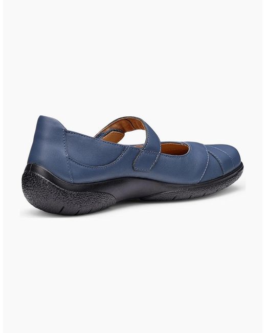 Hotter Blue Hope Mary Jane Shoes