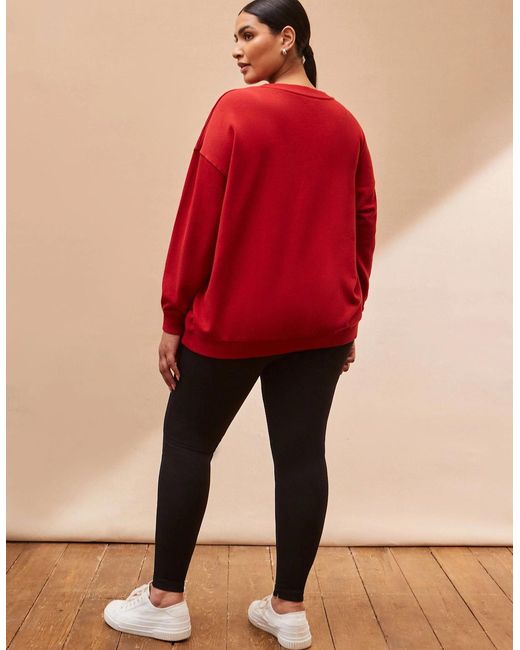 Live Unlimited London Red Zipper Legging