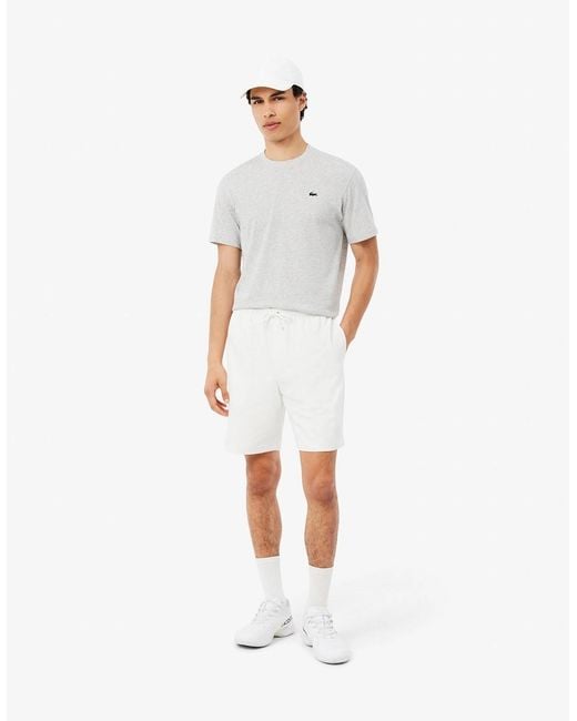 Lacoste White Sport Lightweight Cap for men