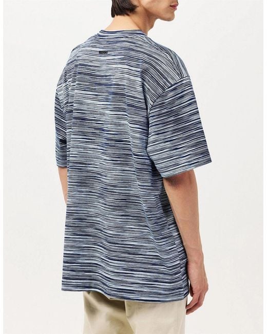 Missoni Blue Short Sleeved T-Shirt for men
