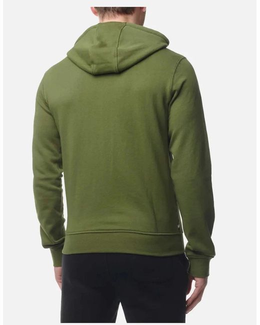 Aquascutum Green Active Big Logo Hoodie for men