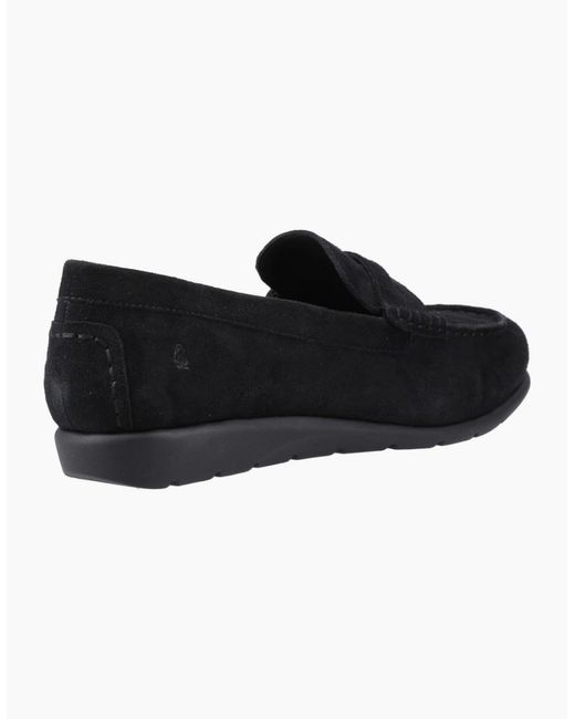 Hush Puppies Black Shelby Suede Loafers