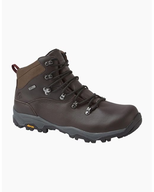 Craghoppers Black Lite Newhide Full Grain Leather Walking Boots for men