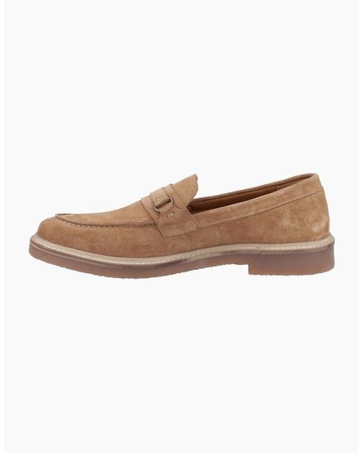 Hush Puppies Brown Gryffin Loafers for men