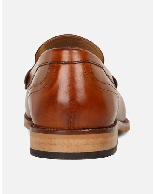Base London Brown Garfield Penny Loafers for men