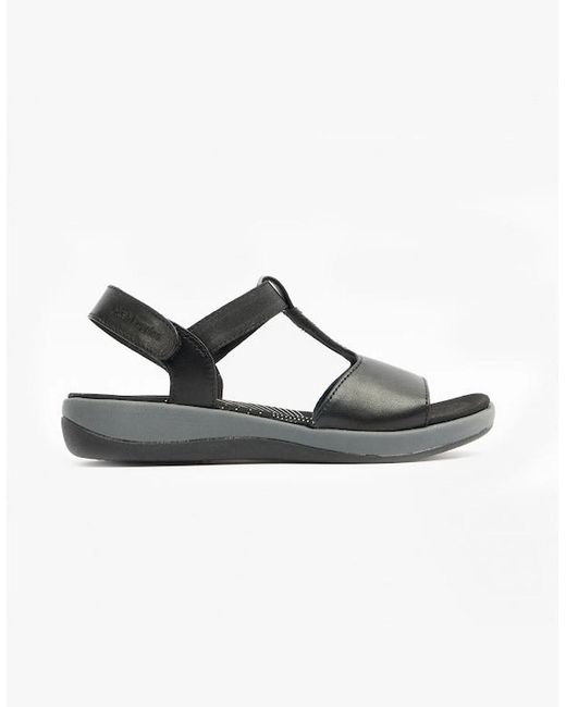 Hush Puppies White Sylvie Leather Sandals