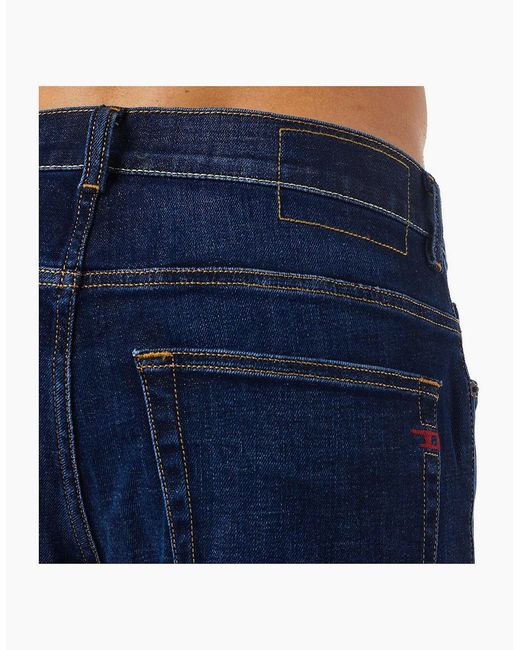 DIESEL Blue D-Fining Tapered Fit Jeans for men