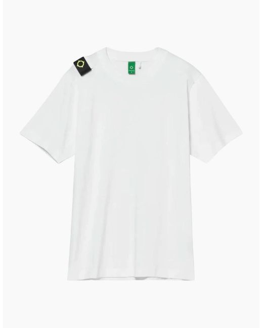 Ma Strum White Faro Ss Optic T-Shirt for men
