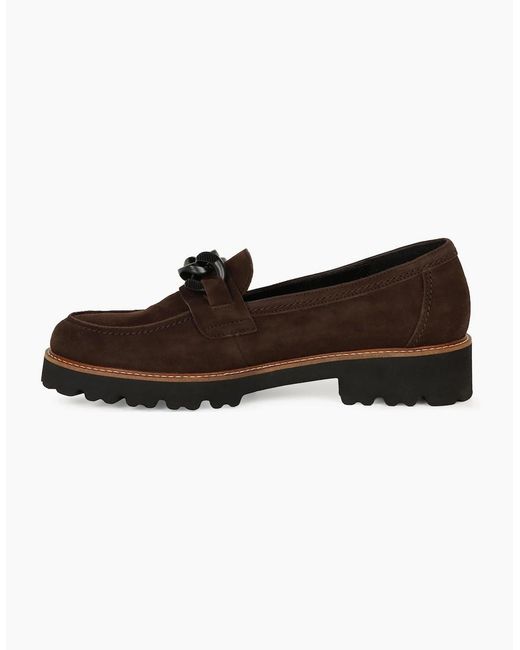 Gabor Brown Squeeze Loafers