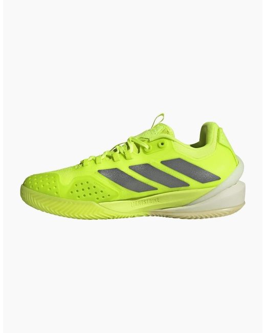 Adidas Yellow Adizero Cybersun 2 Lace-Up Low Top Sneakers