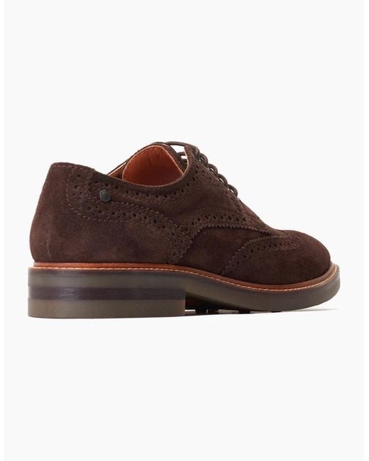 Base London Brown Hatfield Brogues for men
