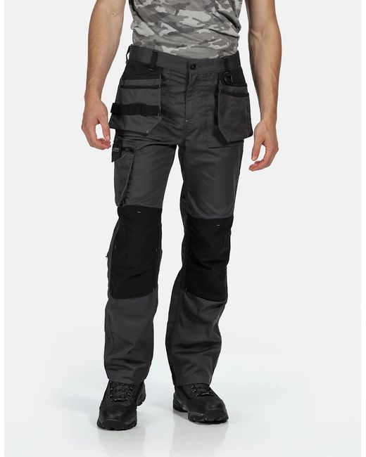 Regatta Gray Professional Work Trousers for men