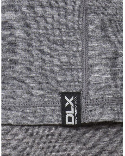 Trespass Gray Wexler Merino Base Layer Top for men