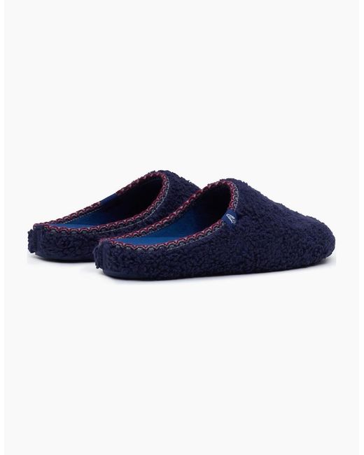Hush Puppies Blue Good Teddy Polyester Slippers for men