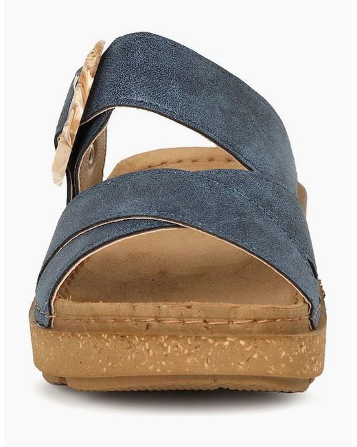 Lotus Blue Comino Sandals
