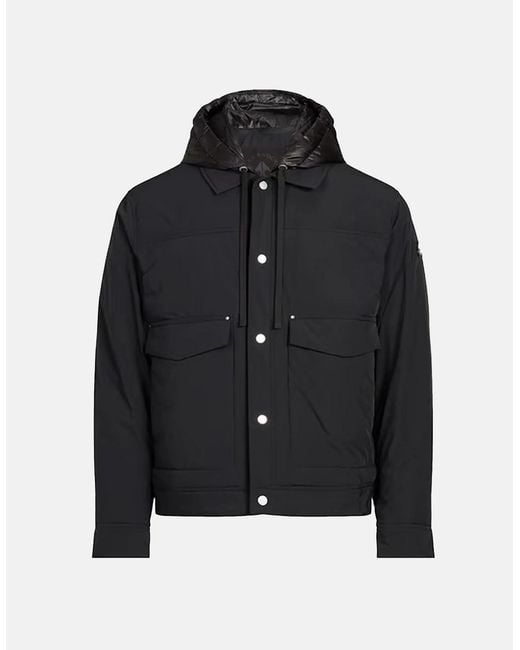 Moose Knuckles Black Brixton Trucker Jacket for men