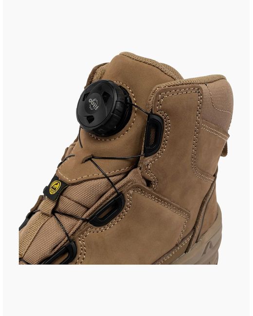 Apache Brown Stonehenge Adults Safety Boots Stone