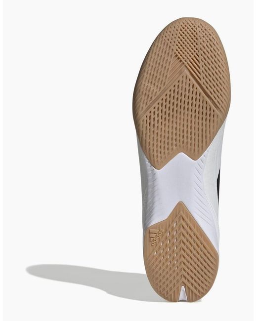 Adidas White F50 League Lace Up Low Top Sneakers for men