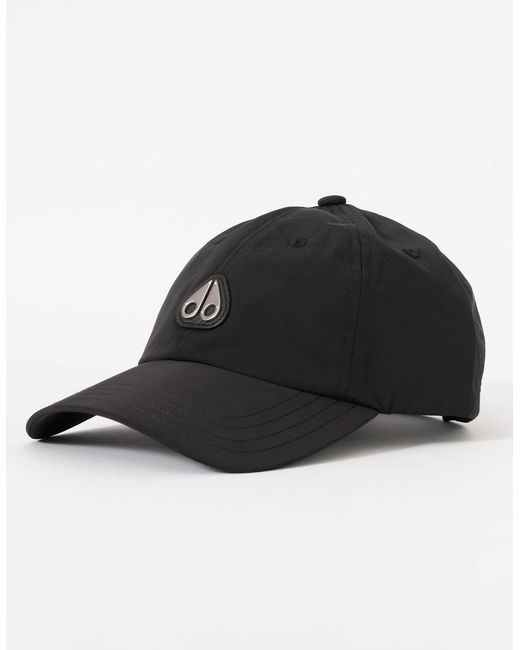 Moose Knuckles Black Cap for men