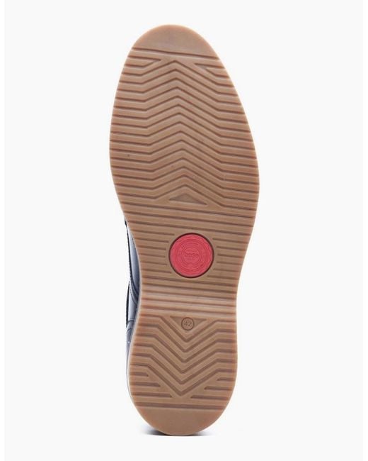 Base London Blue Langdon Apron Toe Shoes for men
