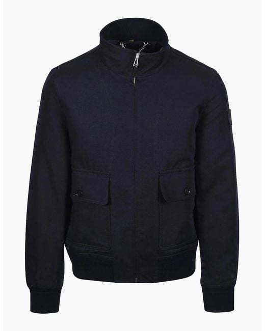 Belstaff Blue Helston Jacket Dark Ink for men