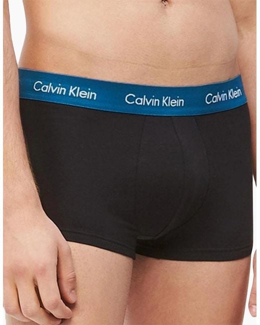 Calvin Klein Black Szm Trunk 3 Pack for men