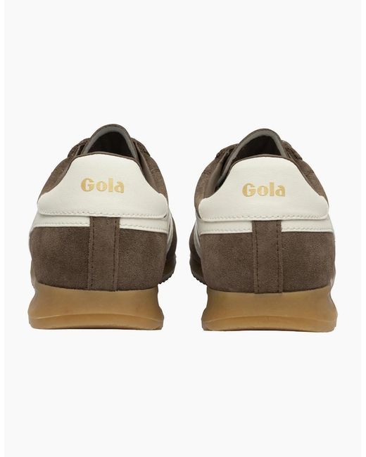 Gola Brown Stadium Suede Trainers