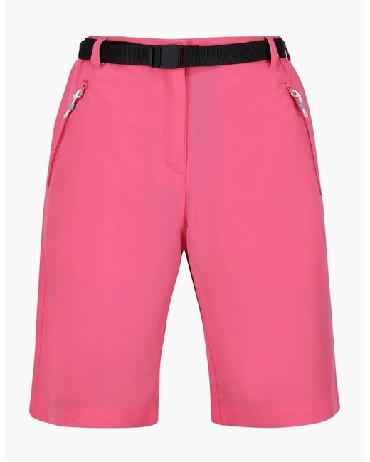 Regatta Red Xert Stretch Bermuda Walking Shorts