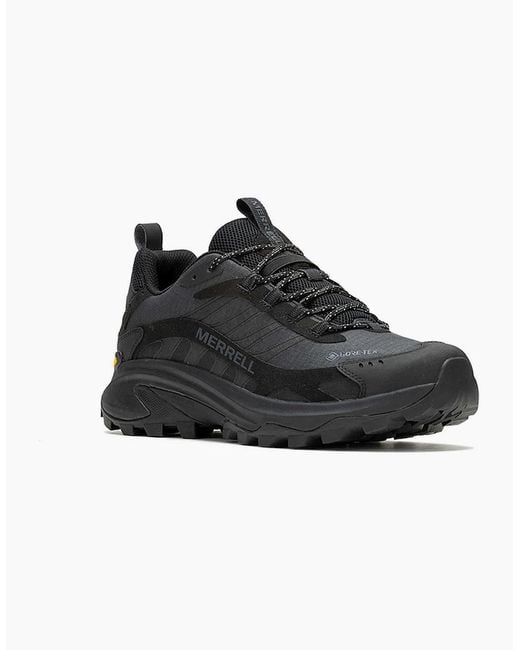 Merrell Black Moab Speed 2 Goretex Shoes for men